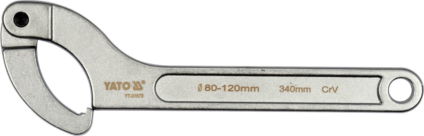 Ключ разводной сегментный шарнирный  80-120mm  YATO YT-01673