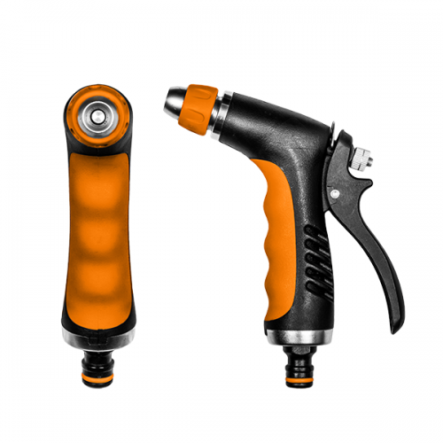 Пистолет-распылитель регулируемый металлический HOBBY BLACK LINE   ...BRADAS ECO-2046