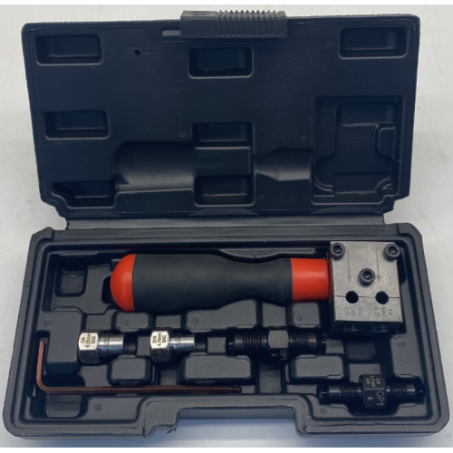 Инструмент ручной для опрессовки тормозных трубок 4.75, 6.35мм, набор 6пр. H-D HD-06086