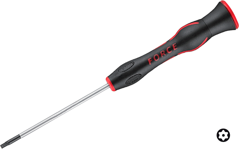 Отвертка торкс с отверстием Т-10Н 75 L=155 мм. Force 73707510