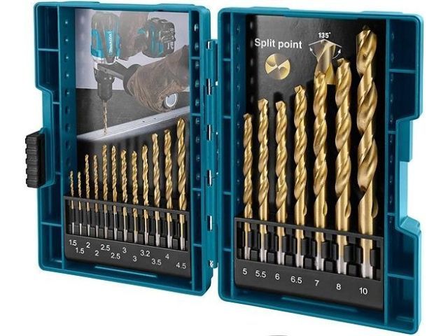Набор сверл по металлу HSS-TiNnomy 1.5-10 мм (19 шт)  MAKITA D-67527