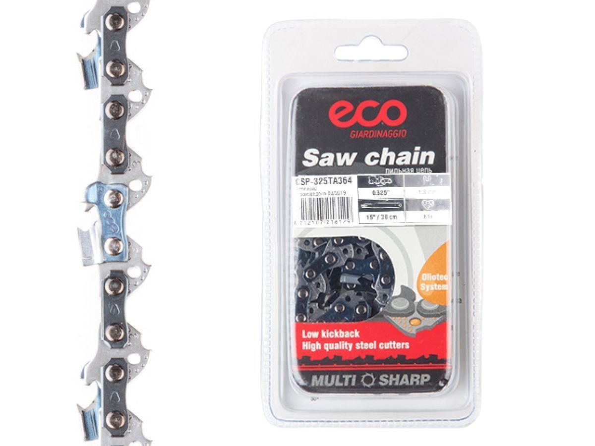 Цепь 38 см 15" 0.325" 1.3 mm 64 звеньев ECO CSP-325TA364