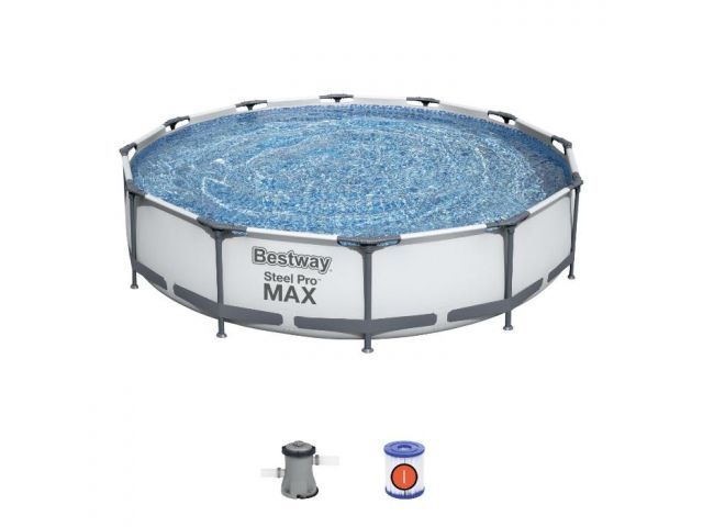 Каркасный бассейн Steel Pro MAX, 366 х 76 см, комплект BESTWAY 56416