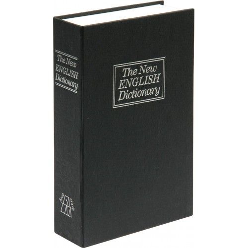 Ящик для денег металлический 180х115х55мм в форме книги  VOREL 78632