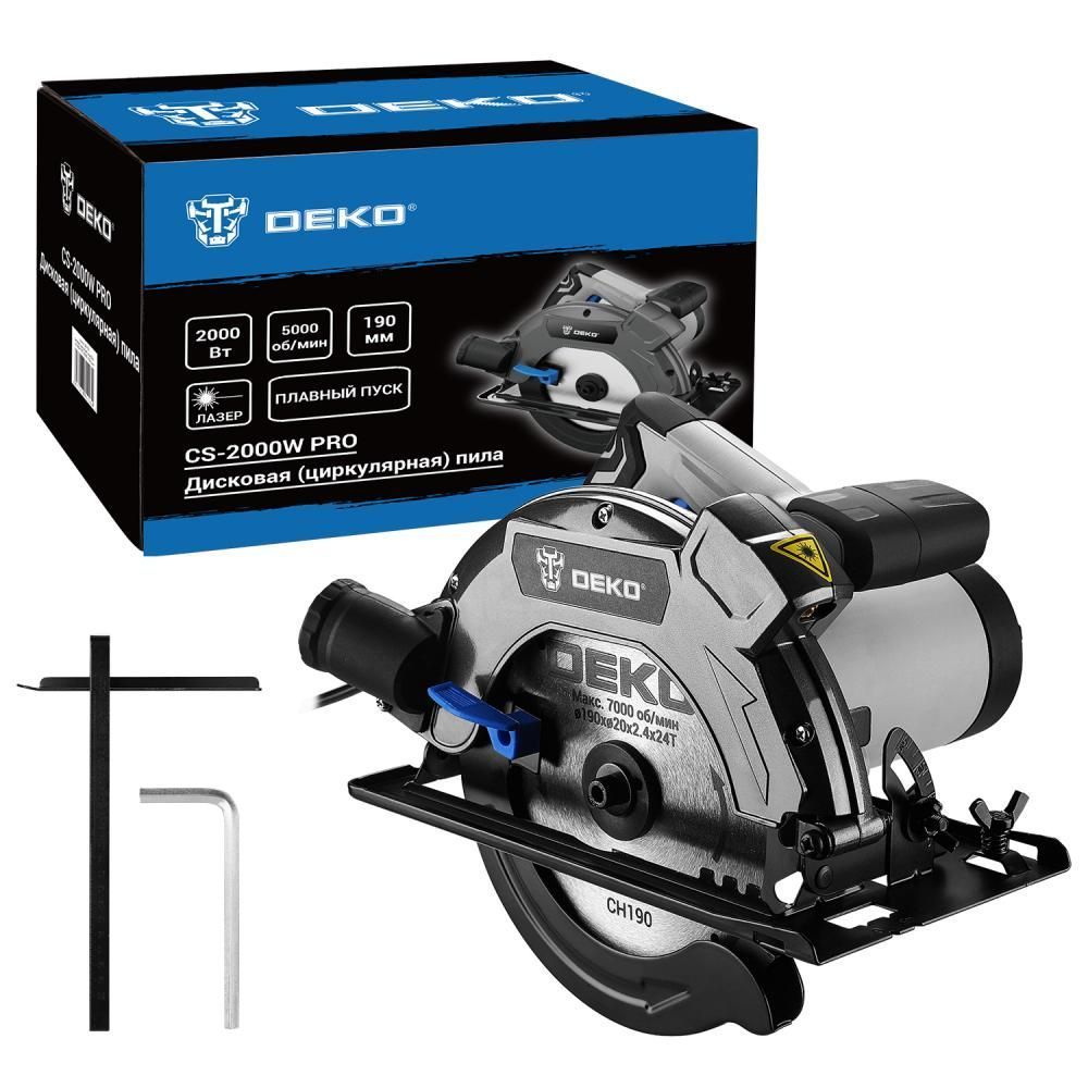 Пила циркулярная DEKO CS-2000W PRODeko 084-1152
