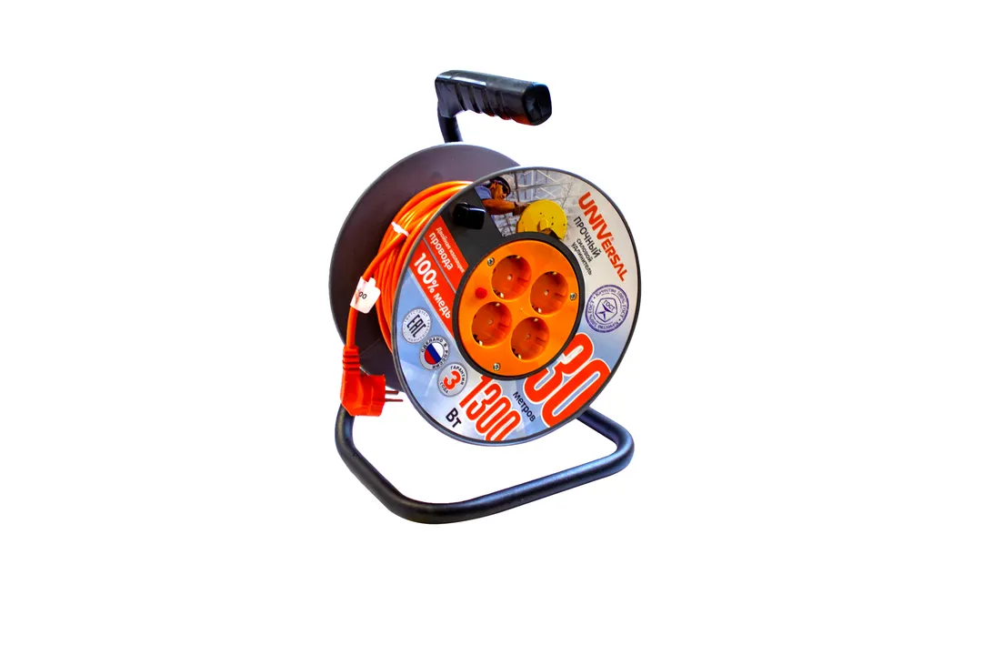 Удлинитель катушка ''UNIVersal''ВЕМ-250 термо ПВС 3*0,75 4гн. з/к 30м  ...Forsage 1680