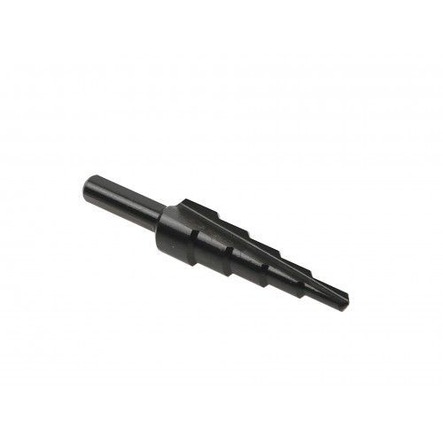 Сверло по металлу ступенчатое 4-12mm HSS TiAlN  GEKO G38560