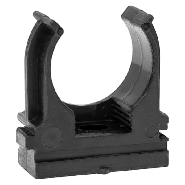 Крепеж-клипса для ручного монтажа d16 мм (100 шт) черная-Plast EKF derj-z-16s-black