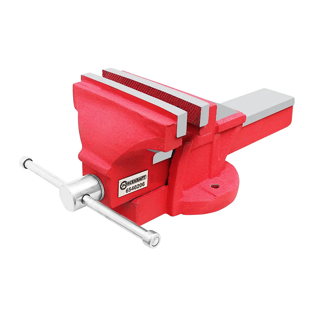 Тиски стальные с наковальней  6"-150 мм. FORCEKRAFT FK-6540206
