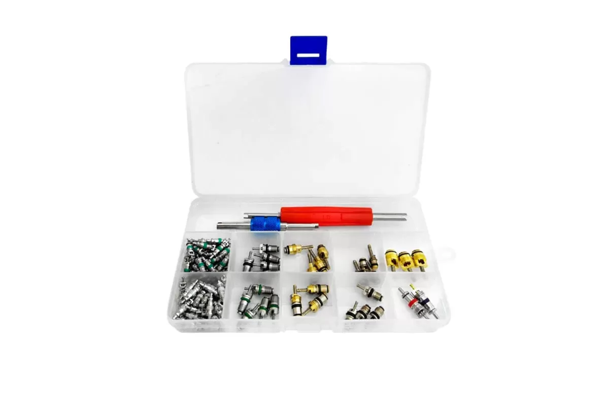 Набор золотников для кондиционеров, 5-10мм, шаг 0.75-1мм, шток 19-22мм, ХорексАвто HZ 18.205.36SK