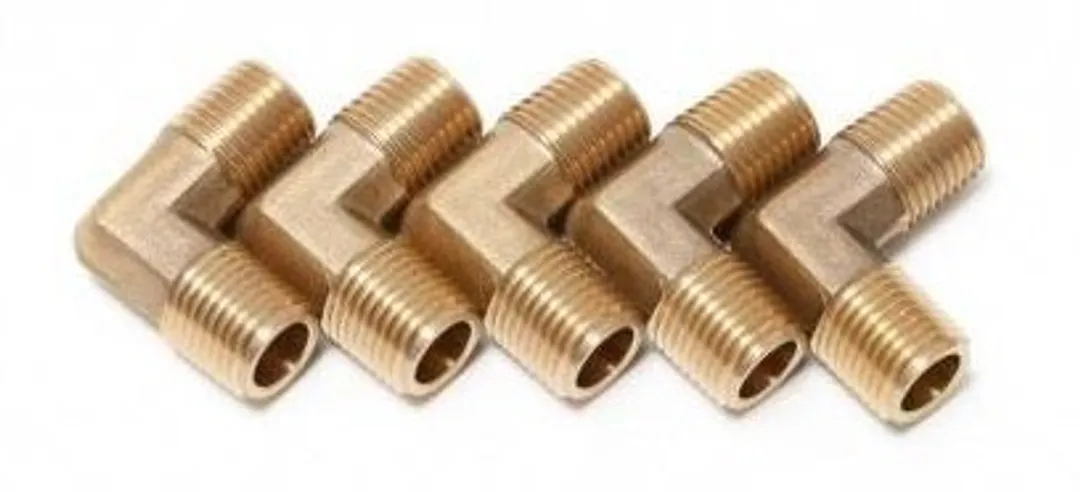 Соединитель угловой наруж.резьба 3/8"х3/8", к-т 5шт. Forsage F-MML06K