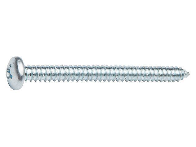Шуруп 2.9х9.5 mm полусф. головка, белый цинк, острый, DIN 7981 (100 шт в зип-локе) STARFIX SMZ1-24355-100