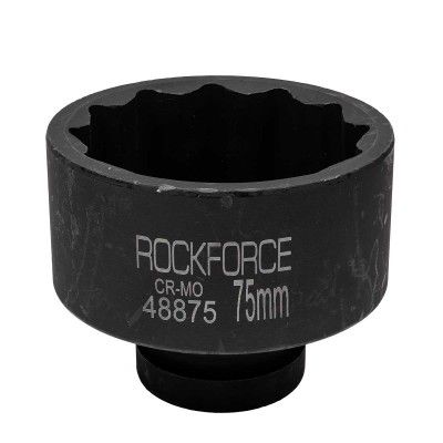 Головка ударная 1", 75мм (12гр.)  Rock FORCE RF-48875