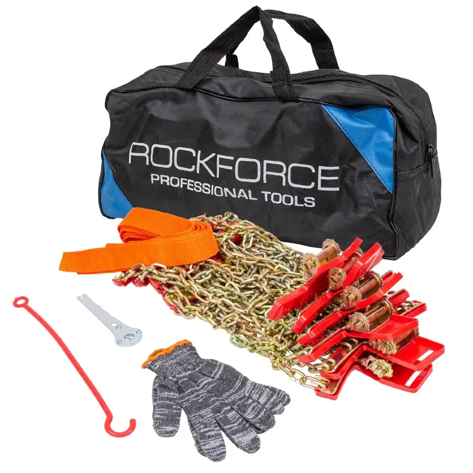 Комплект цепей-браслетов противоскольжения для автомобилей, 10пр (радиус шины R13-R18) RockFORCE RF-73866