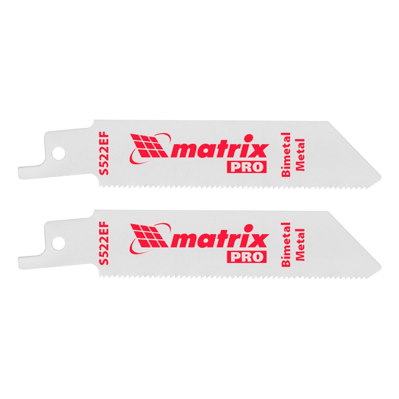 Полотна по металлу для сабельной пилы S522EF 75 / 1.4 mm, Bimetal, 2 шт., PRO Matrix 782008