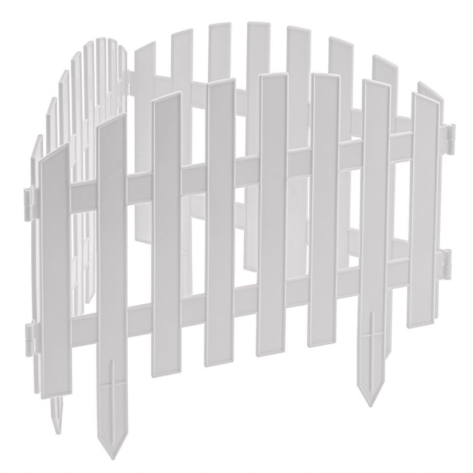 Забор декоративный "Винтаж", 28х300 см, белый PALISAD PALISAD HOME 65011