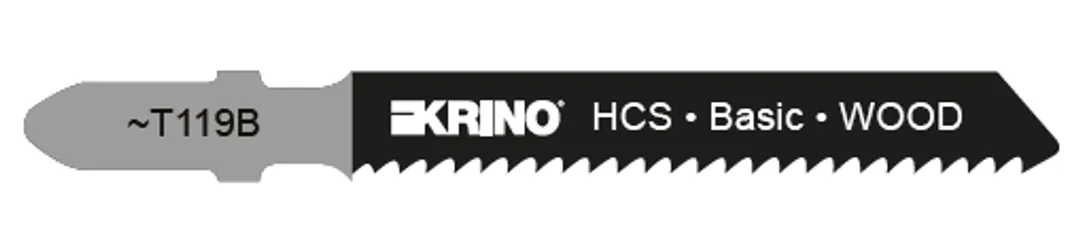 Полотно по дереву для лобзика T119B HCS 76х2 набор 3шт.  Krino 23600100