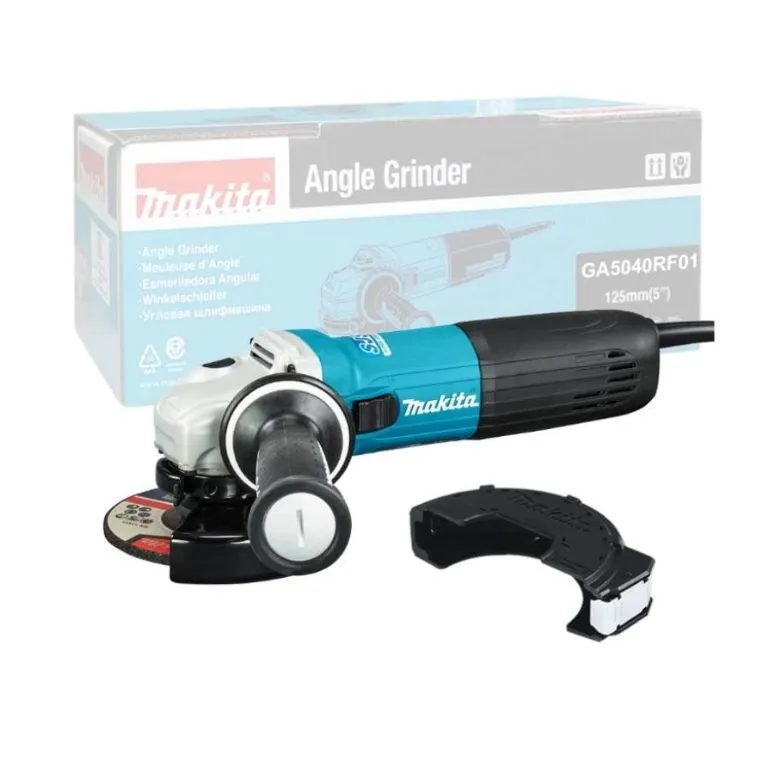 Одноручная углошлифмашина GA 5040 RF01 в кор. 1100Вт, 125х22мм, 2800-11000об/мин, MAKITA GA5040RF01