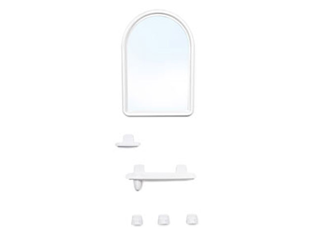 Набор для ванной Berossi 56, снежно-белый (зеркало 360х520 mm)  BEROSSI НВ05601000