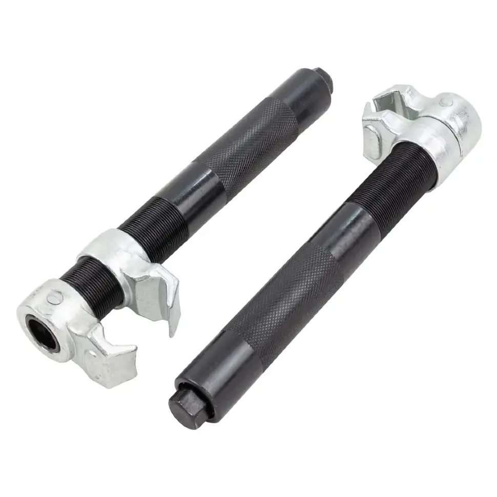 Стяжка пружин механическая усиленная (23-280мм, Ø винта 19мм, к-т 2шт, нагр. на пару 1200кг) FORSTIME FT-627280U