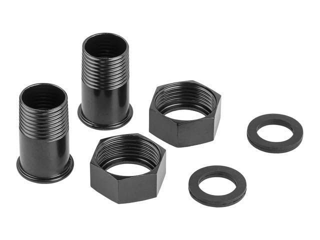 Комплект гаек для циркуляционного насоса 1/2" черный (1/2" - 1") AV Engineering AVE183012