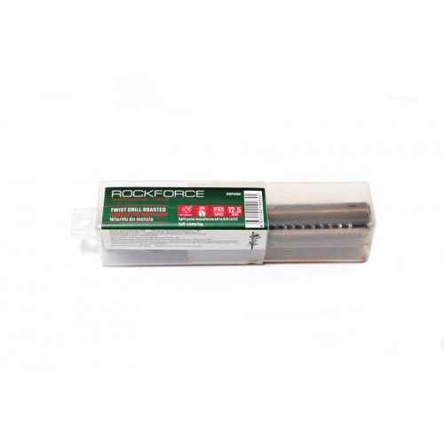 Сверло по металлу 12мм HSS+Co(5шт), в пластиковом футляре Rock FORCE RF-DSP120H