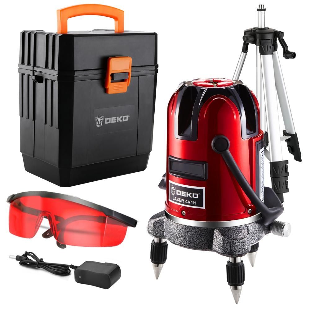 Уровень лазерный самовыравнивающийся DEKO LL57 SET 4Deko 065-0296