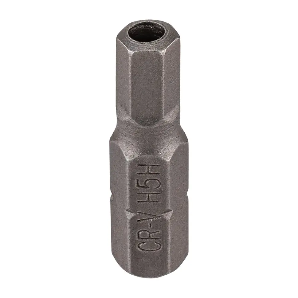 Бита 6-гранная 5ммх25ммL, 1/4'' с отверстием RockFORCE RF-124S2505