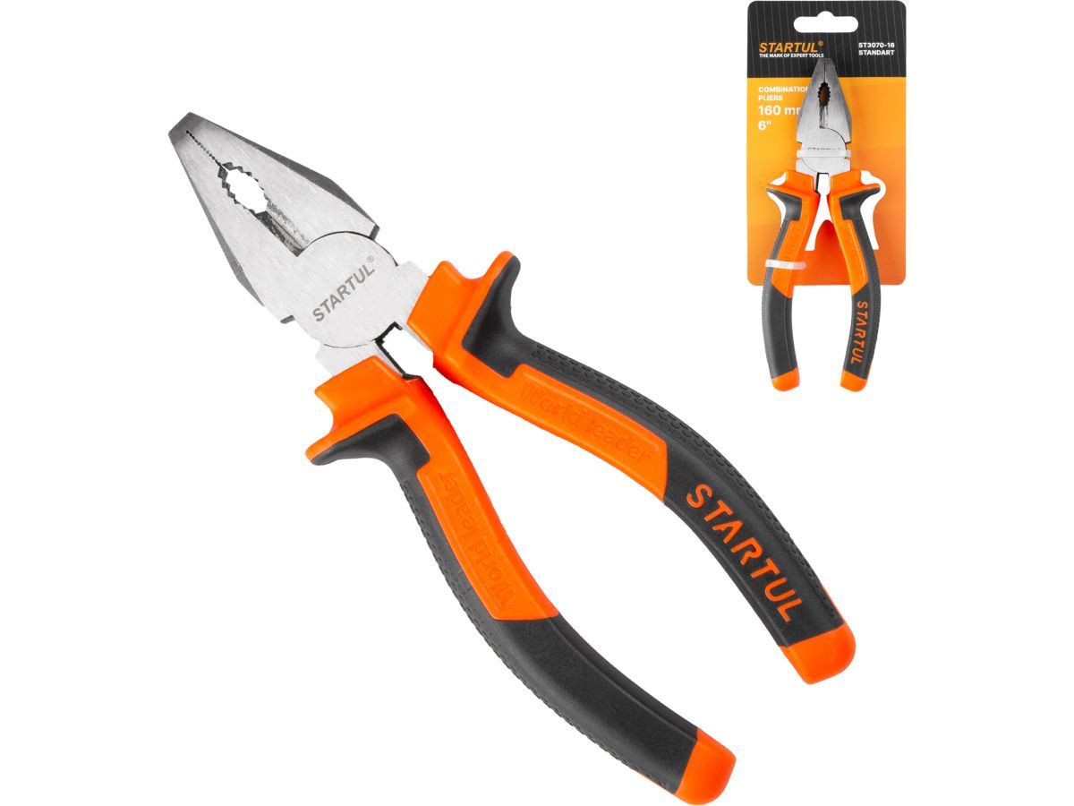 Плоскогубцы 160мм комбинированные  STANDART ()  STARTUL ST3070-16
