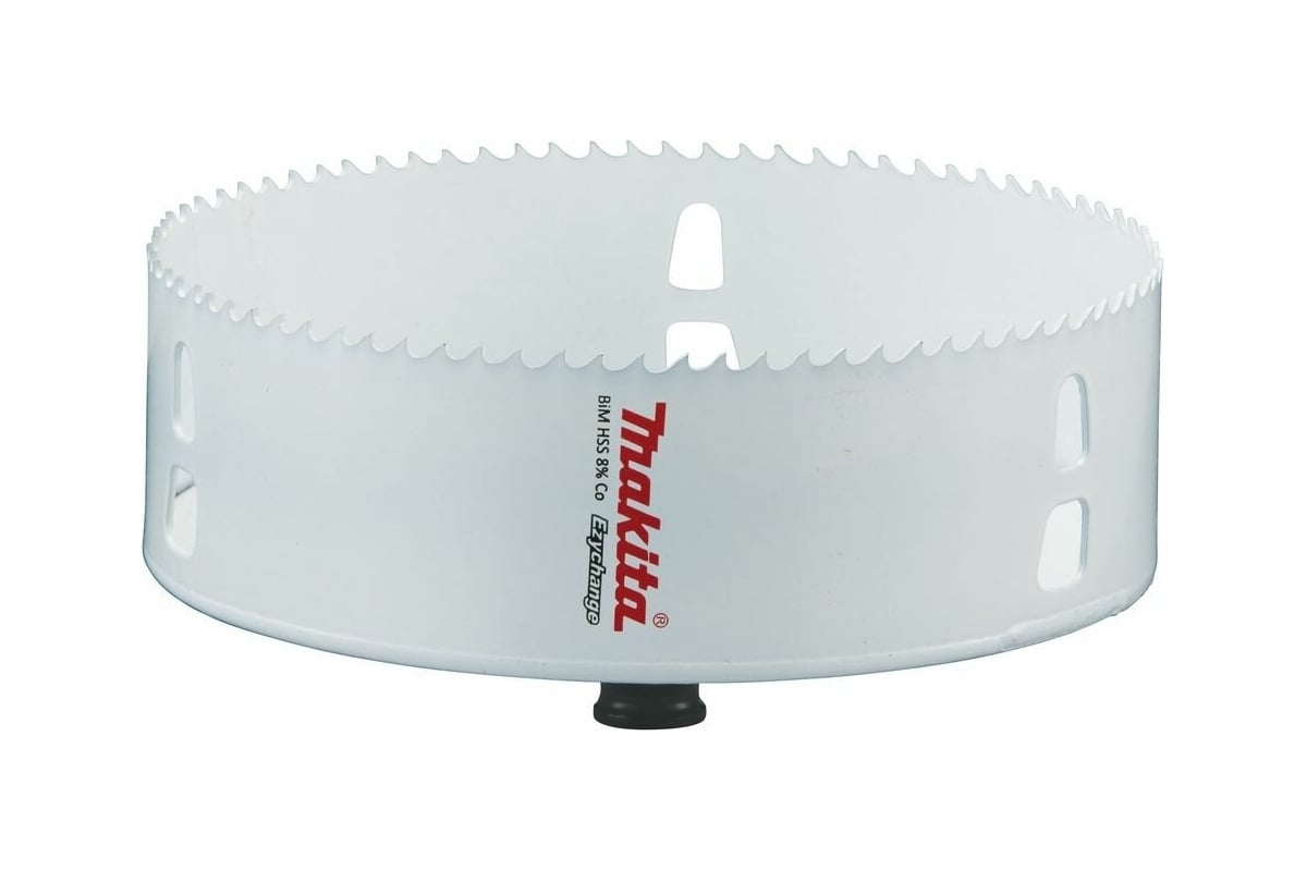 Коронка по твердому дереву 152 мм (BiM+Cobalt 8% / Ezychange) MAKITA E-04064