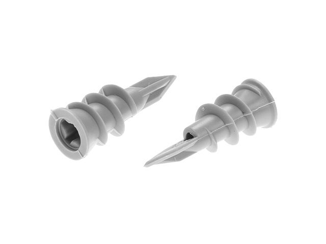Дюбель пластмассовый для ГКЛ DRIVA 12х32 mm, сверло (500 шт в пакете) STARFIX SM-57300-500