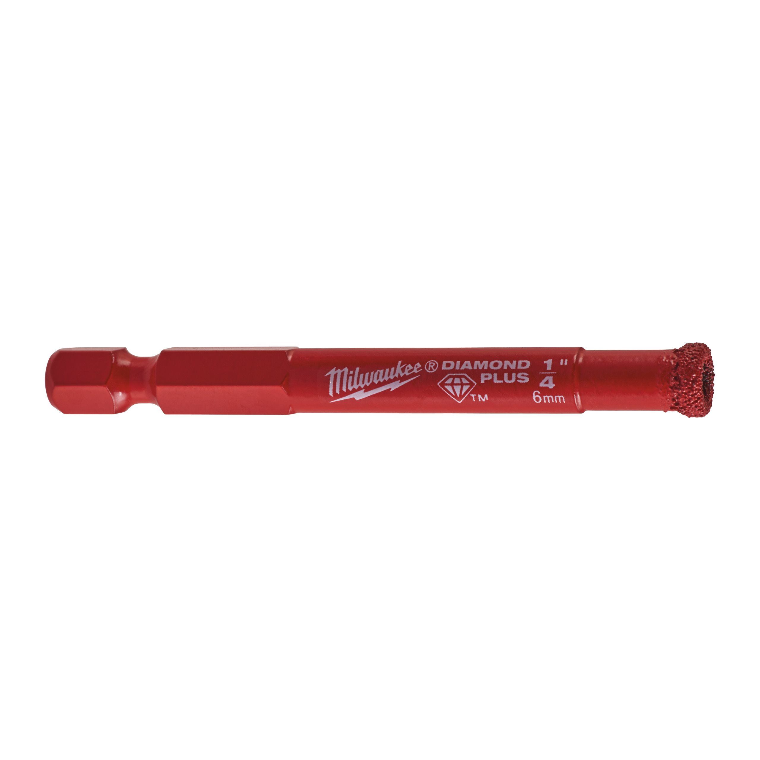 Алмазная коронка D6 мм 1/4" Hex Diamond Plus Milwaukee  4932498342