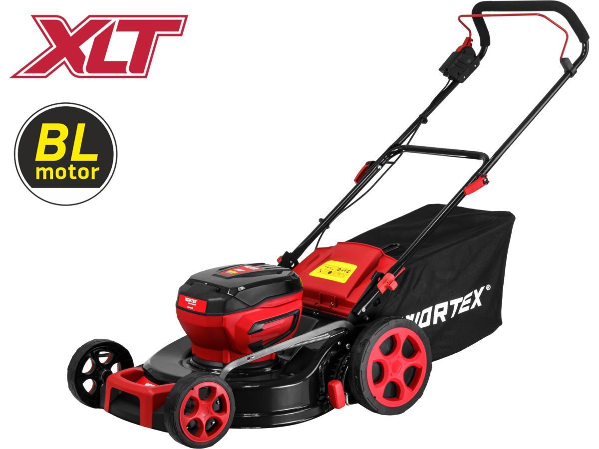 Газонокосилка аккумуляторная CLM 4536 в кор. XLT SOLO БЕСЩЁТ.ДВИГ., 18В+18В, шир.460 мм (БЕЗ АКБ и ЗУ, 460 мм, выс. 30-75 мм, дека сталь, травосборник 60 л, мульчир-е) WORTEX 2334119