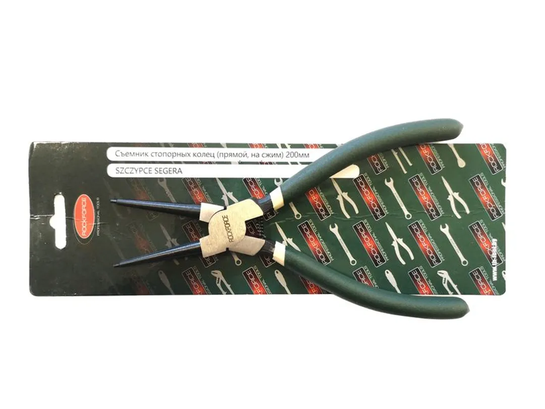 Съемник стопорных колец прямой на cжим (L-140мм)  Rock FORCE RF-609140HS