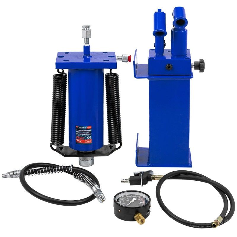 Цилиндр гидравлический для пресса в комплекте со станцией гидравлической и манометром, 50т Forsage F-0100-3Y