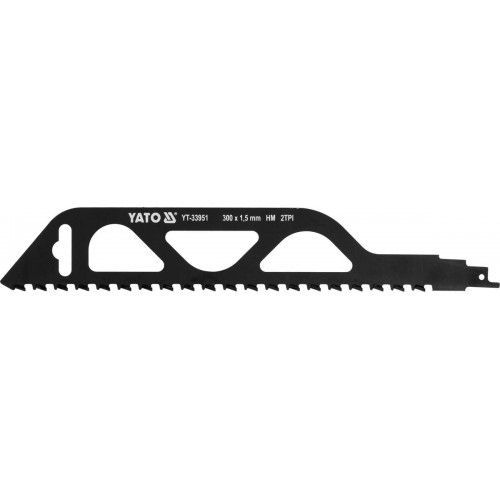 Полотно для сабельной пилы 300x1.5mm 2TPI HM YATO YT-33951