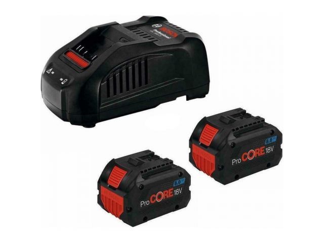 Комплект аккумуляторов 18В ProCORE18 V 2шт. +зарядное устройство GAL1880 CV (Набор ProCORE18 V 5.5A/ч 2шт. + GAL1880 CV) BOSCH 1600A0214C