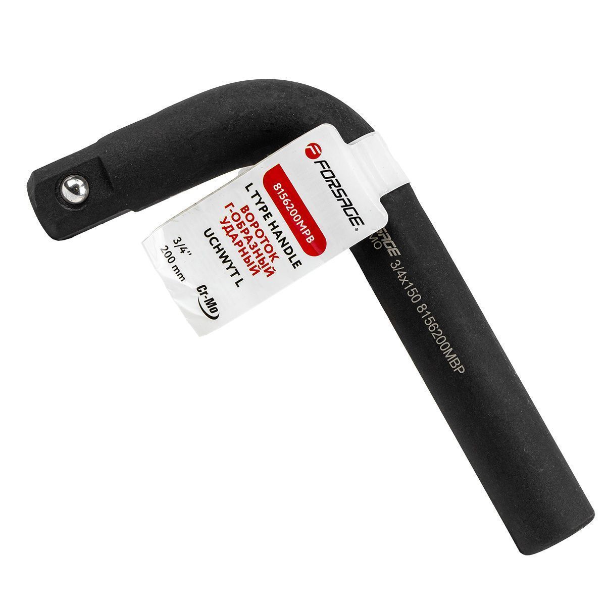 Вороток Г-образный ударный 200мм, 3/4" Forsage F-8156200MPB