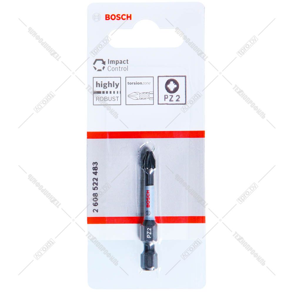 Бита Impact Control PZ2 50 мм (1 шт) BOSCH 2.608.522.483