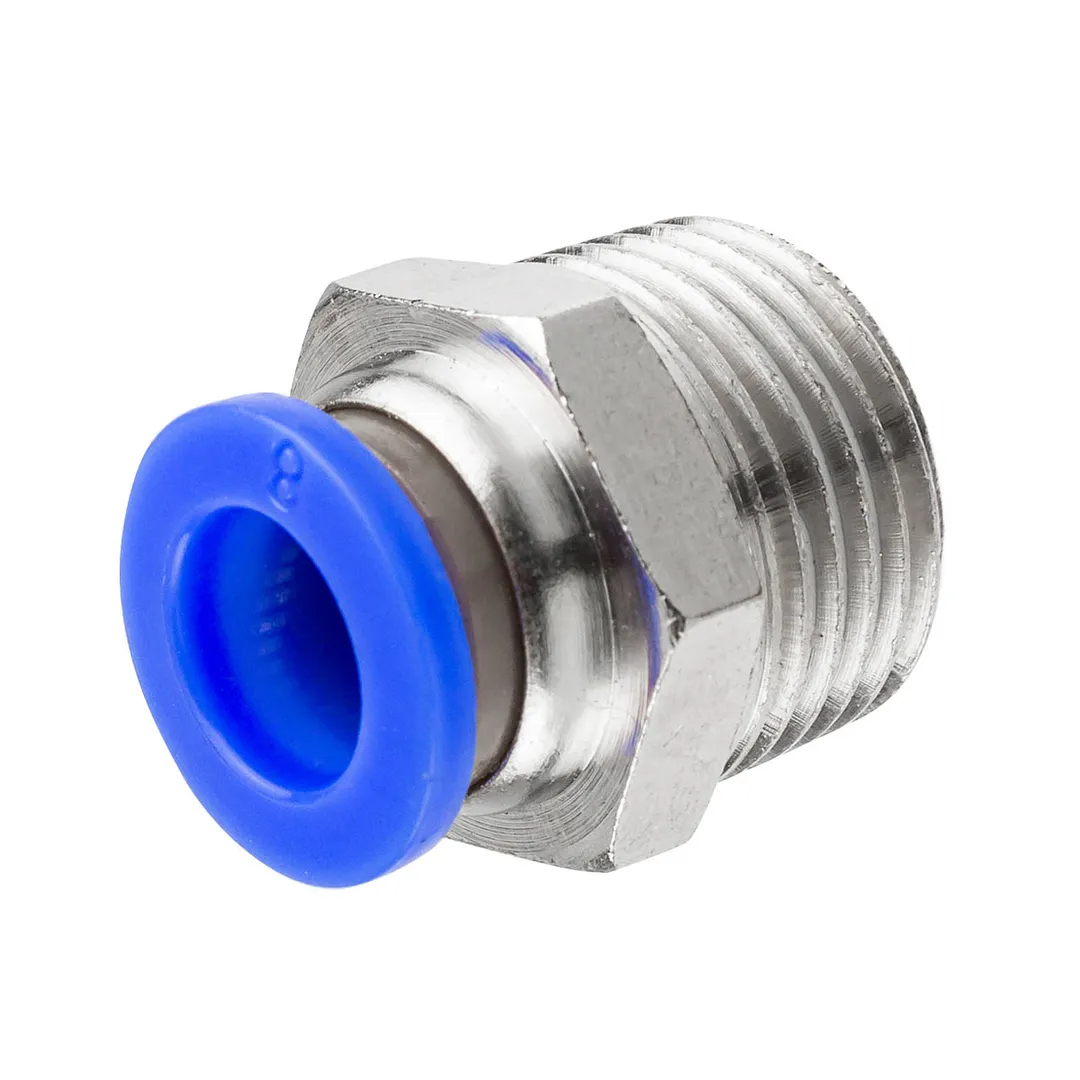 Фитинг для пластиковых трубок 8мм с наружной резьбой 3/8" Forsage F-SPC08-03