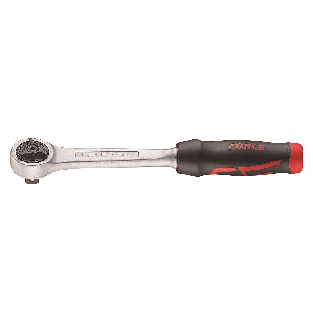 Трещотка с резиновой ручкой, 1/2", 72 зуба (253 мм.) Force 802422