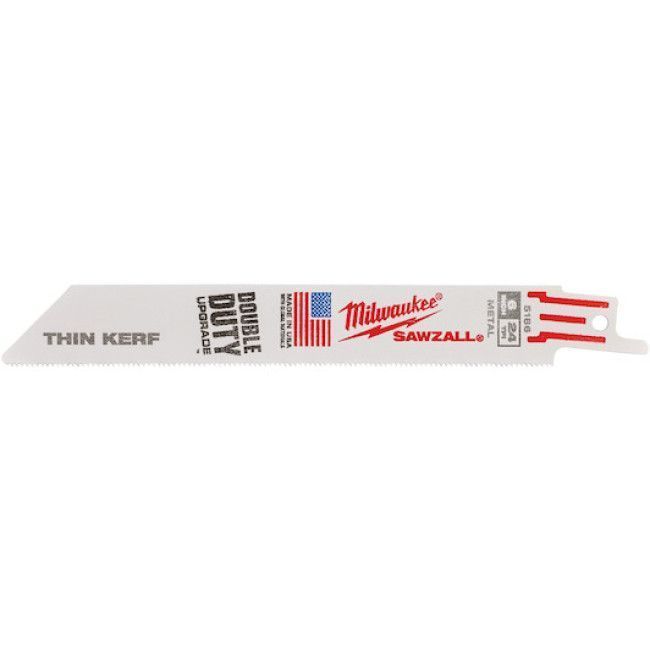Полотно к сабельной пиле THIN KERF (5 шт / 150 мм / BIM 8%Co / демонтаж) MILWAUKEE 48475186