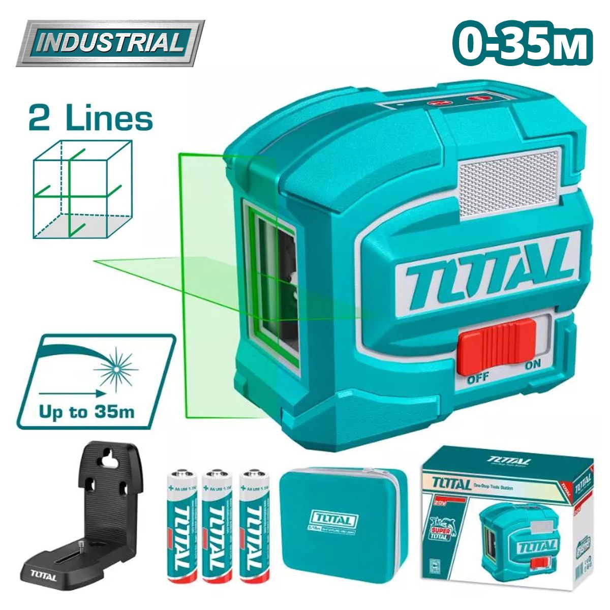 Уровень лазерный самовыравнивающийся  TOTAL TLL156601