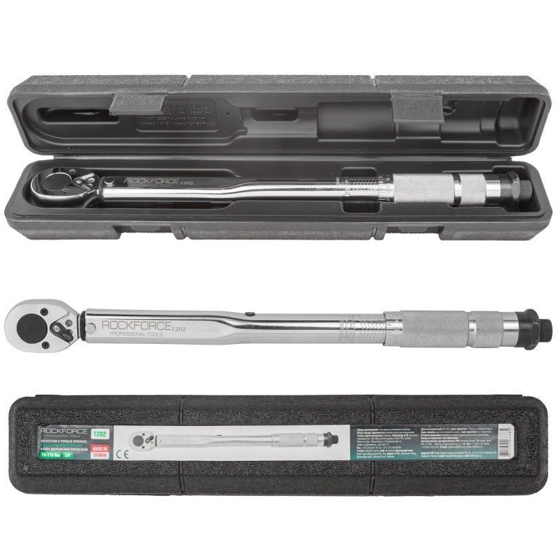 Ключ моментный 19-110Нм, 3/8" Rock FORCE RF-1202