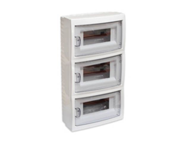 Бокс пластмассовый 36 модулей наружный с крышкой IP 40 (448х314х108 mm) BYLECTRICA КНО-36Д