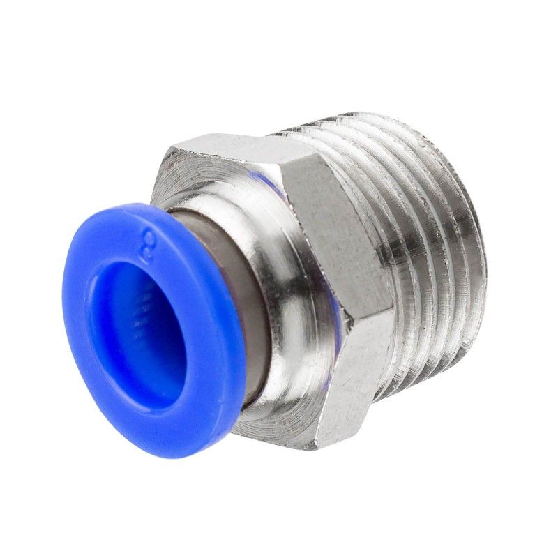 Фитинг для пластиковых трубок 8мм с наружной резьбой 3/8" Forsage F-SPC08-03