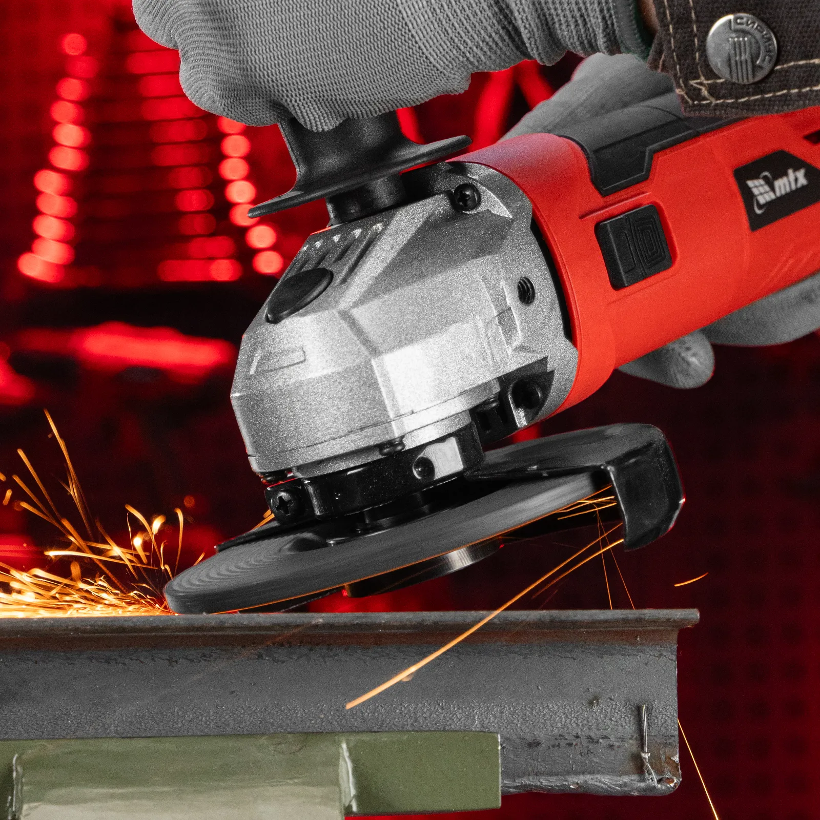 Машина шлифовальная угловая MAG125-800, 800 Вт, 125 мм, 12000 об/мин , MTX 26981