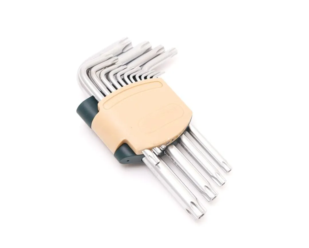 Набор ключей TORX Т6Н-Т60Н 15пр.с отверстием Rock FORCE RF-5151T
