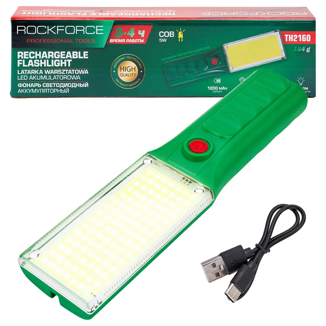 Фонарь светодиодный аккумуляторный RockFORCE Rock FORCE RF-TH2160