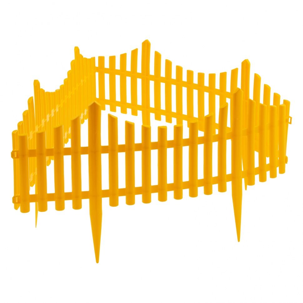 Забор декоративный "Гибкий", 24х300 см, желтый PALISAD PALISAD HOME 65016